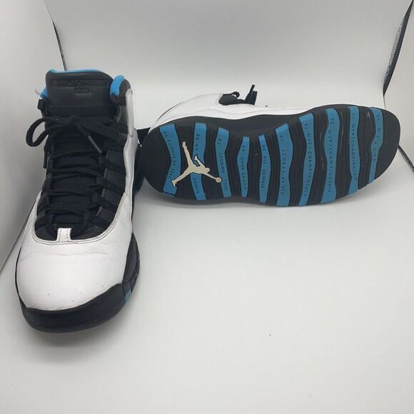 Jordan 10 Retro Powder Blue 2014 Size 11.5- Missing Insoles - Picture 8 of 8